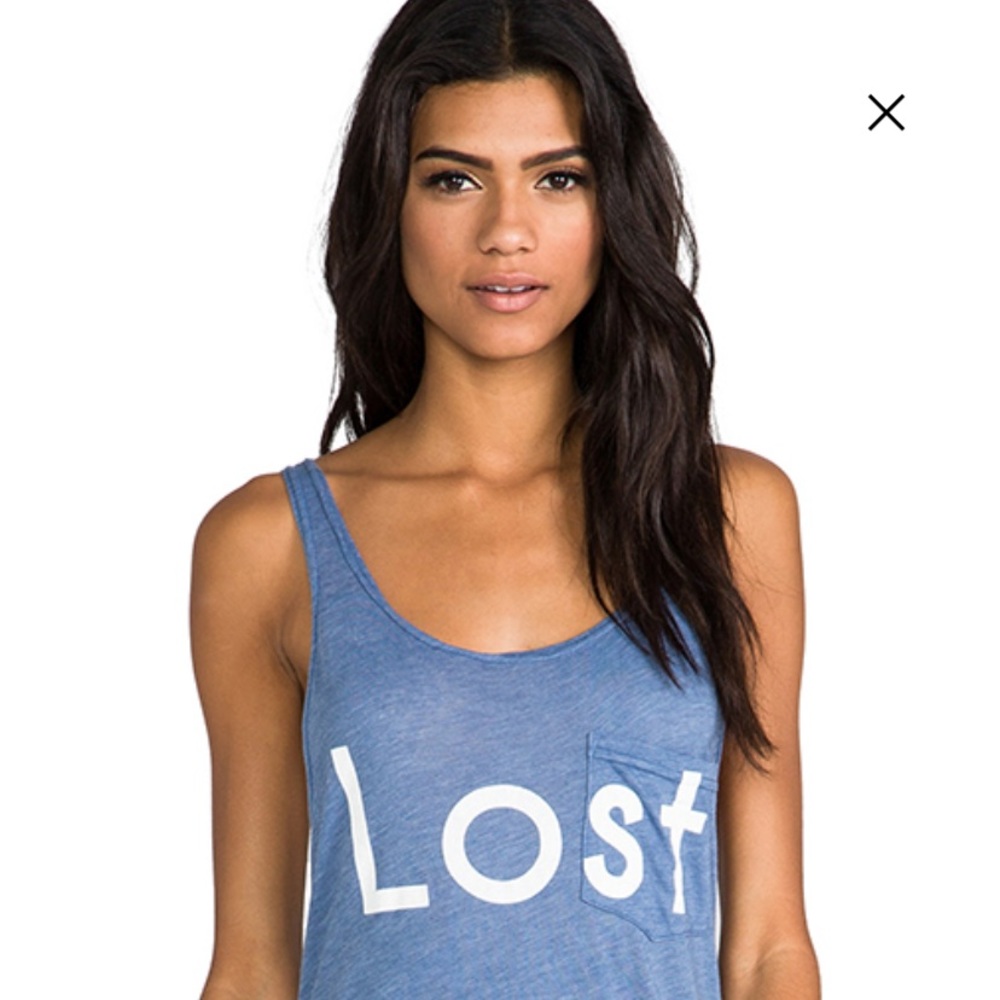 EUC Wildfox Lost Lifeguard Tank